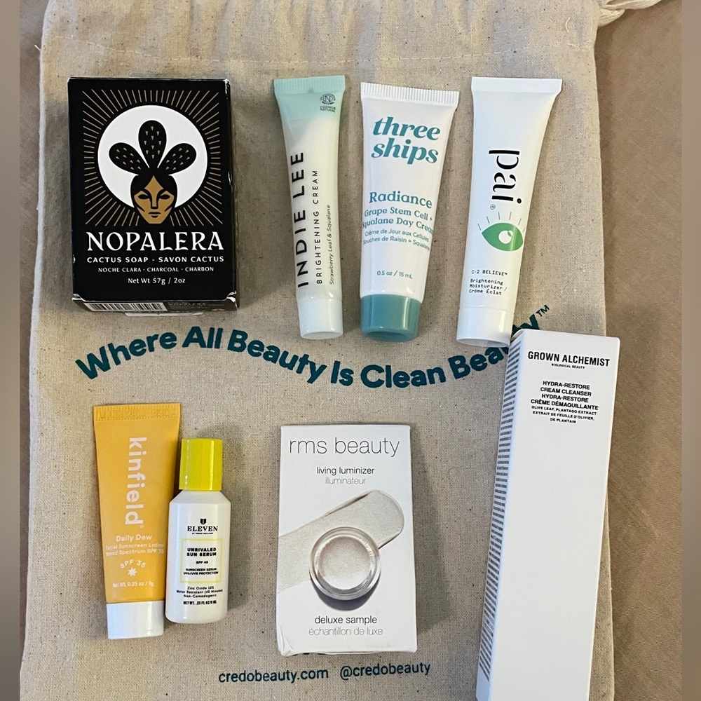 Credo Beauty Deluxe Samples incl. RMS, Indie Lee, Kinfield, and Grown Alchemist